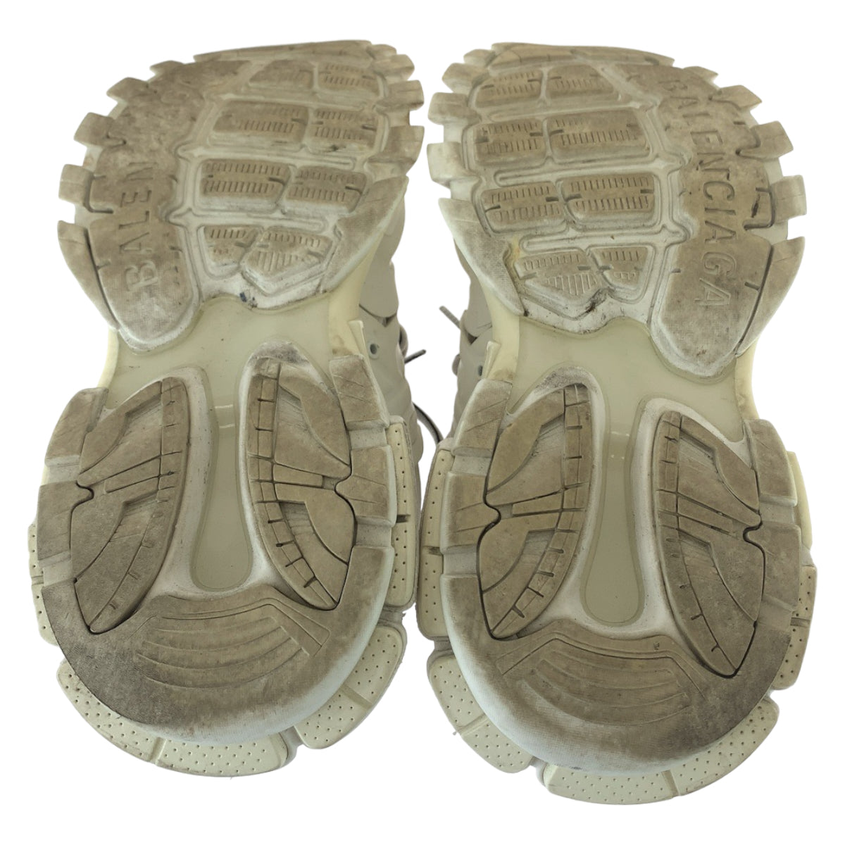 BALENCIAGA バレンシアガ TRACK2 OPEN SNEAKER 男女兼用 ホワイト ブラック 黒 レザー 568615 スニーカー ローカット