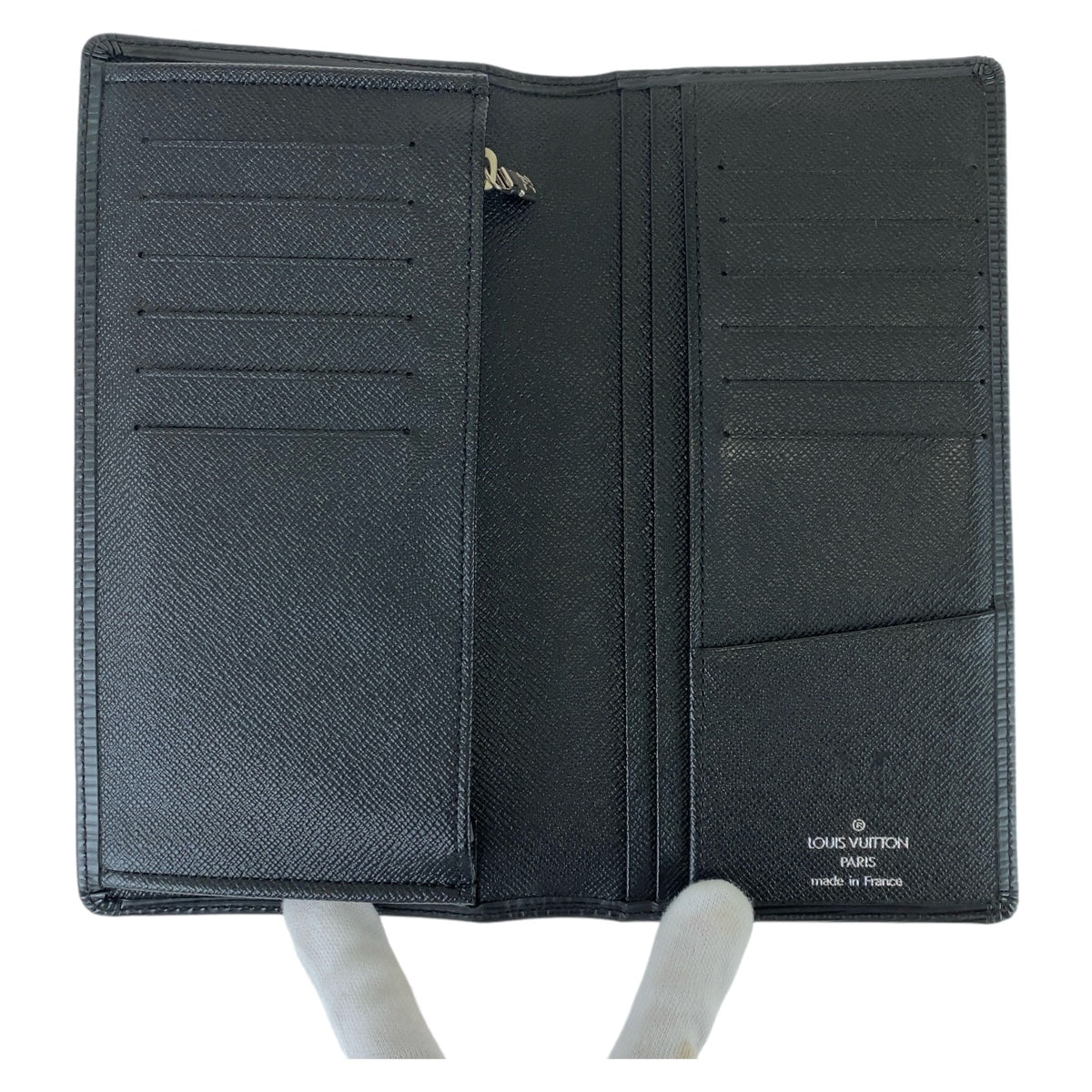 LOUIS VUITTON ルイヴィトン エピ ポルトフォイユ ブラザ ノワール ブラック 黒 シルバー金具 エピレザー M60622 長財布 ロングウォレット  メンズ
