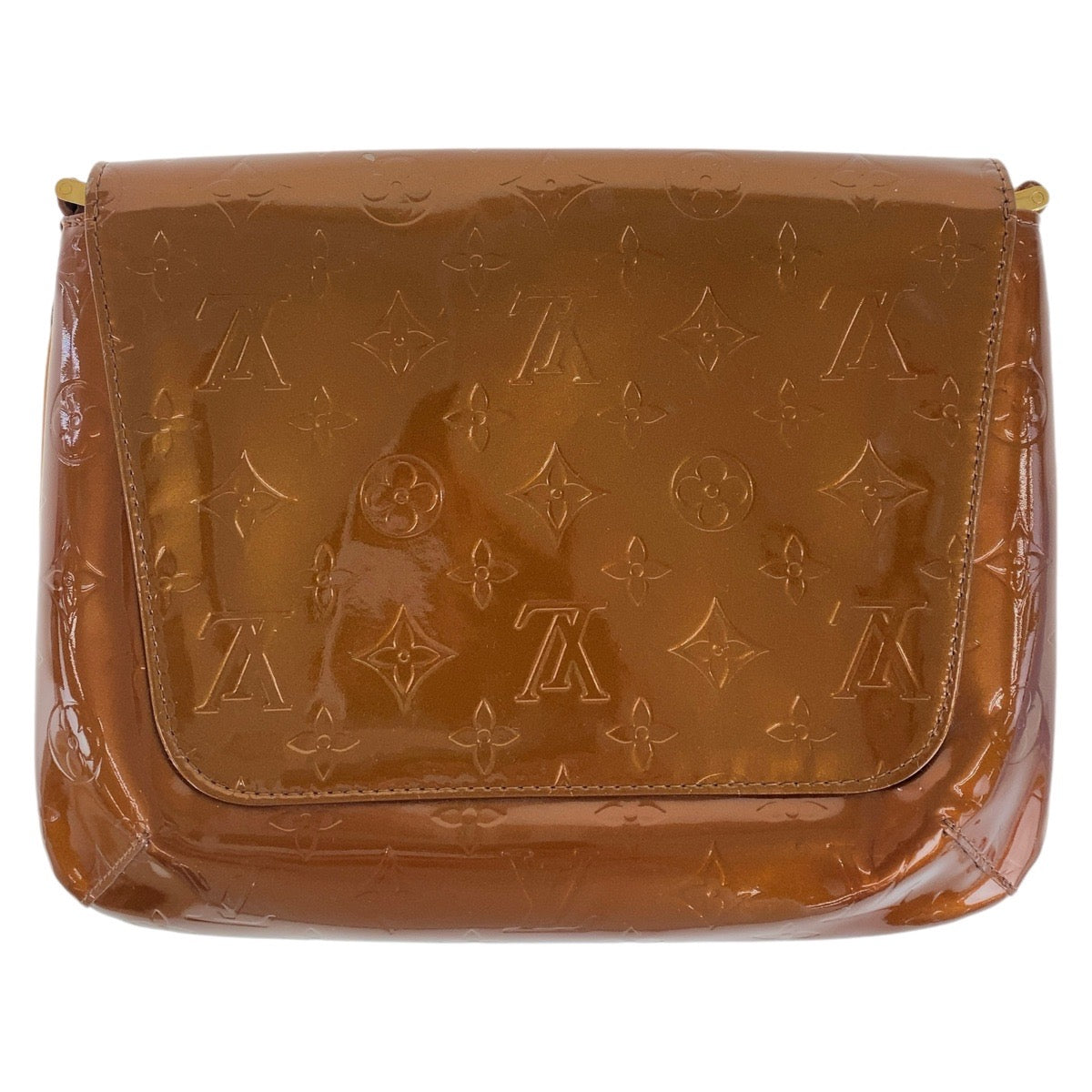 12431
LOUIS VUITTON ルイヴィトン ヴェルニ トンプソンストリート ブロンズ ブラウン ゴールド金具 エナメル / レザー M91124 ショルダーバッグ メッセンジャーバッグ  レディース ABP33