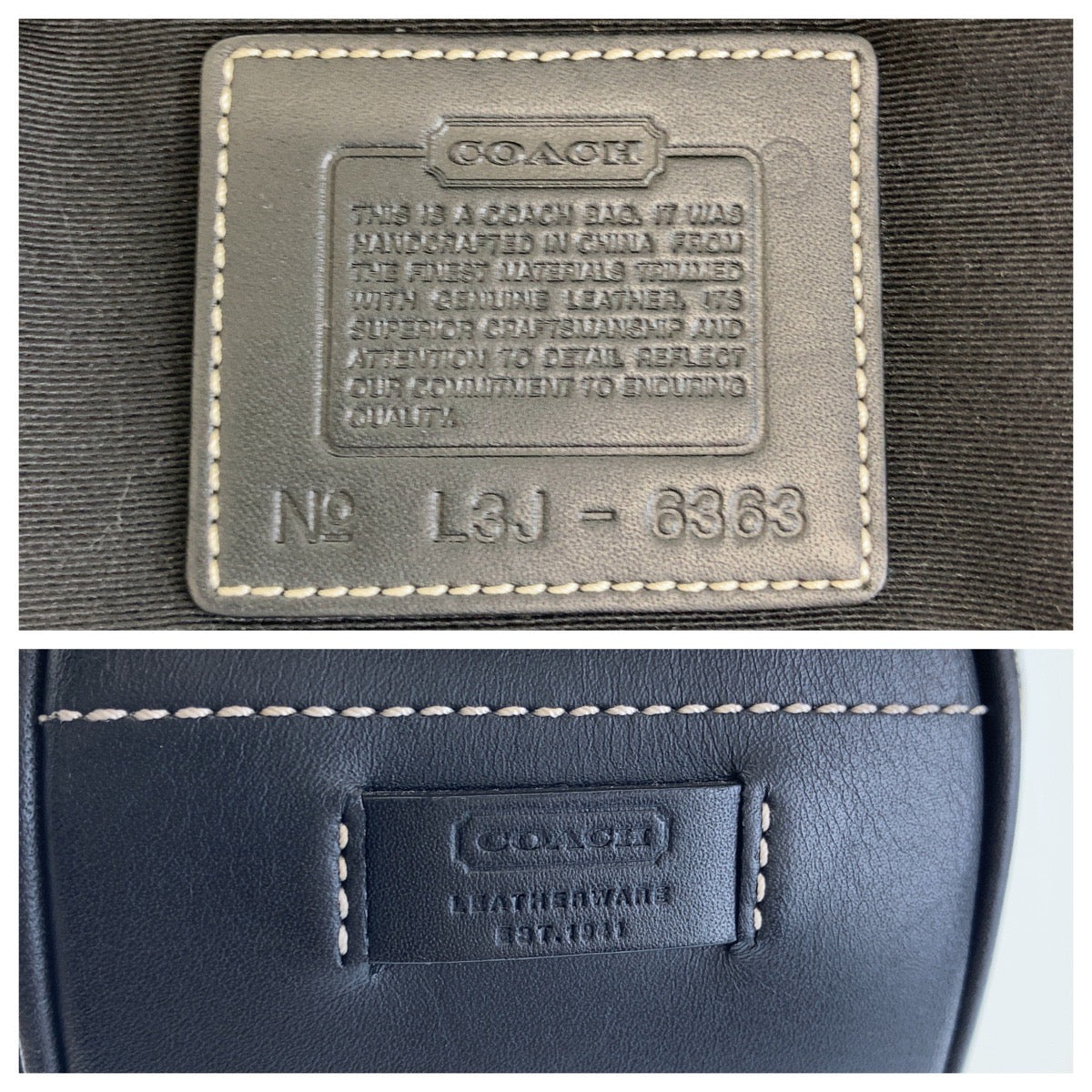 COACH コーチ シグネチャー ホーボー ブラック 黒 グレー シルバー金具 キャンバス / レザー ショルダーバッグ  レディース