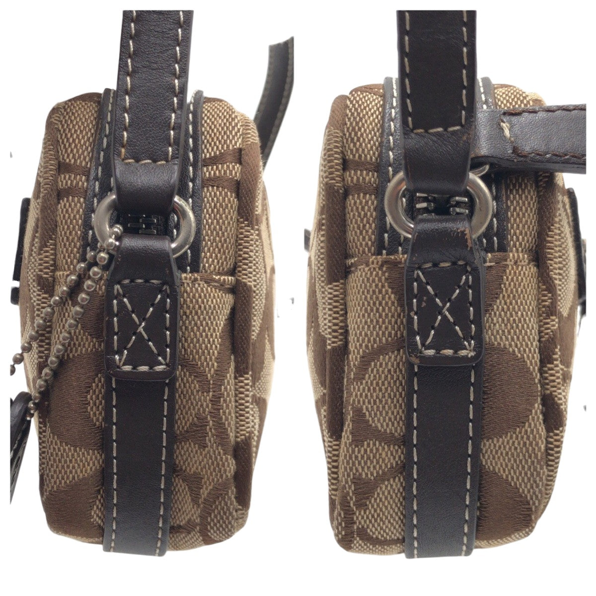 12413
 
COACH Signature Brown Canvas 6073 Shoulder Bag Pochette Crossbody Bag for Women