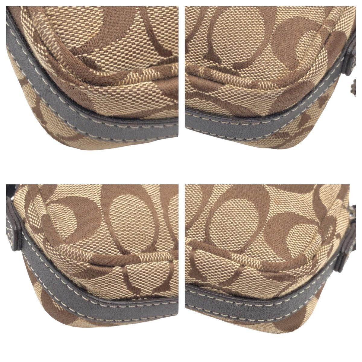 12413
 
COACH Signature Brown Canvas 6073 Shoulder Bag Pochette Crossbody Bag for Women