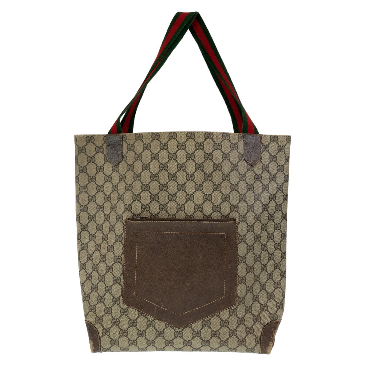 111503
GUCCI グッチ ヴィンテージ シェリーライン オールドグッチ ベージュ ブラウン GGスプリームキャンバス トートバッグ ショルダーバッグ  メンズ