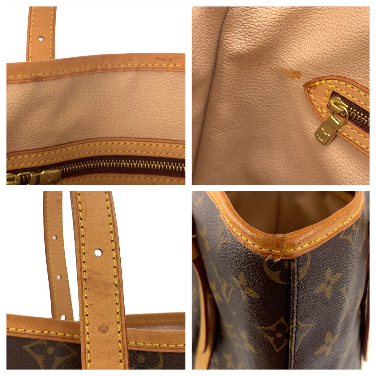11506
LOUIS VUITTON ルイヴィトン モノグラム バケットGM ブラウン ゴールド金具 PVC / レザー M42236 トートバッグ ショルダーバッグ  レディース
