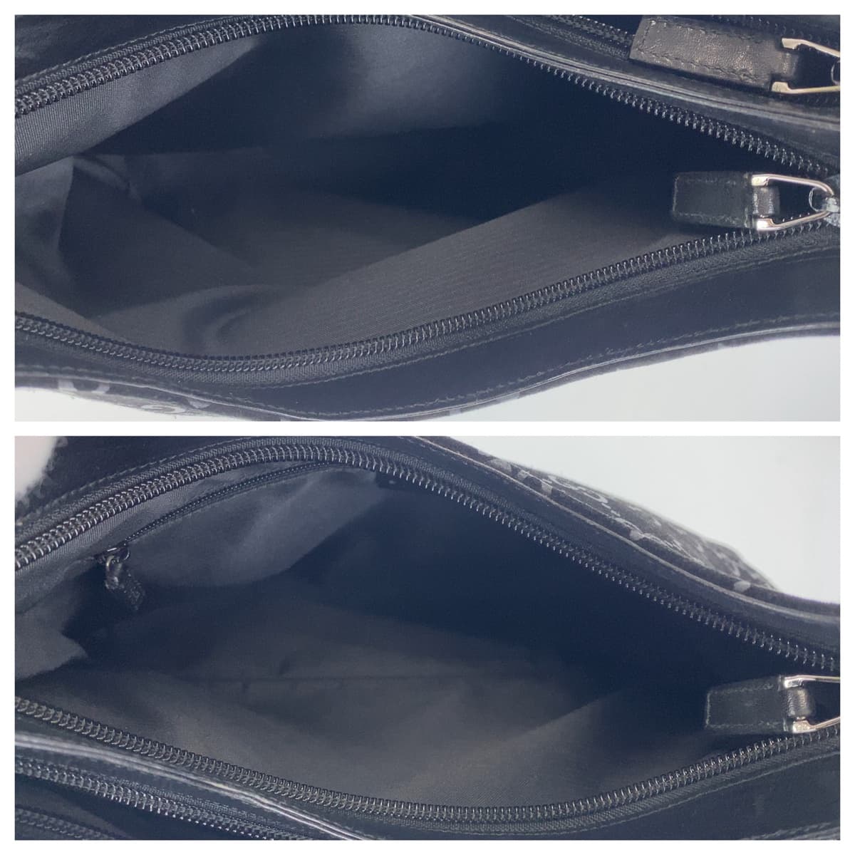 GUCCI グッチ ブラック 黒 シルバー金具 スウェード / レザー 001 8778 ショルダーバッグ ハンドバッグ  レディース