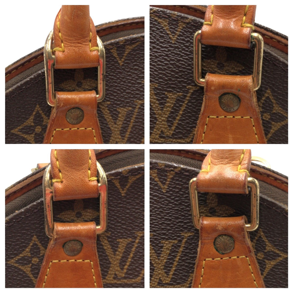 11518
LOUIS VUITTON ルイヴィトン モノグラム エリプスPM ブラウン PVC M51127 ハンドバッグ  レディース