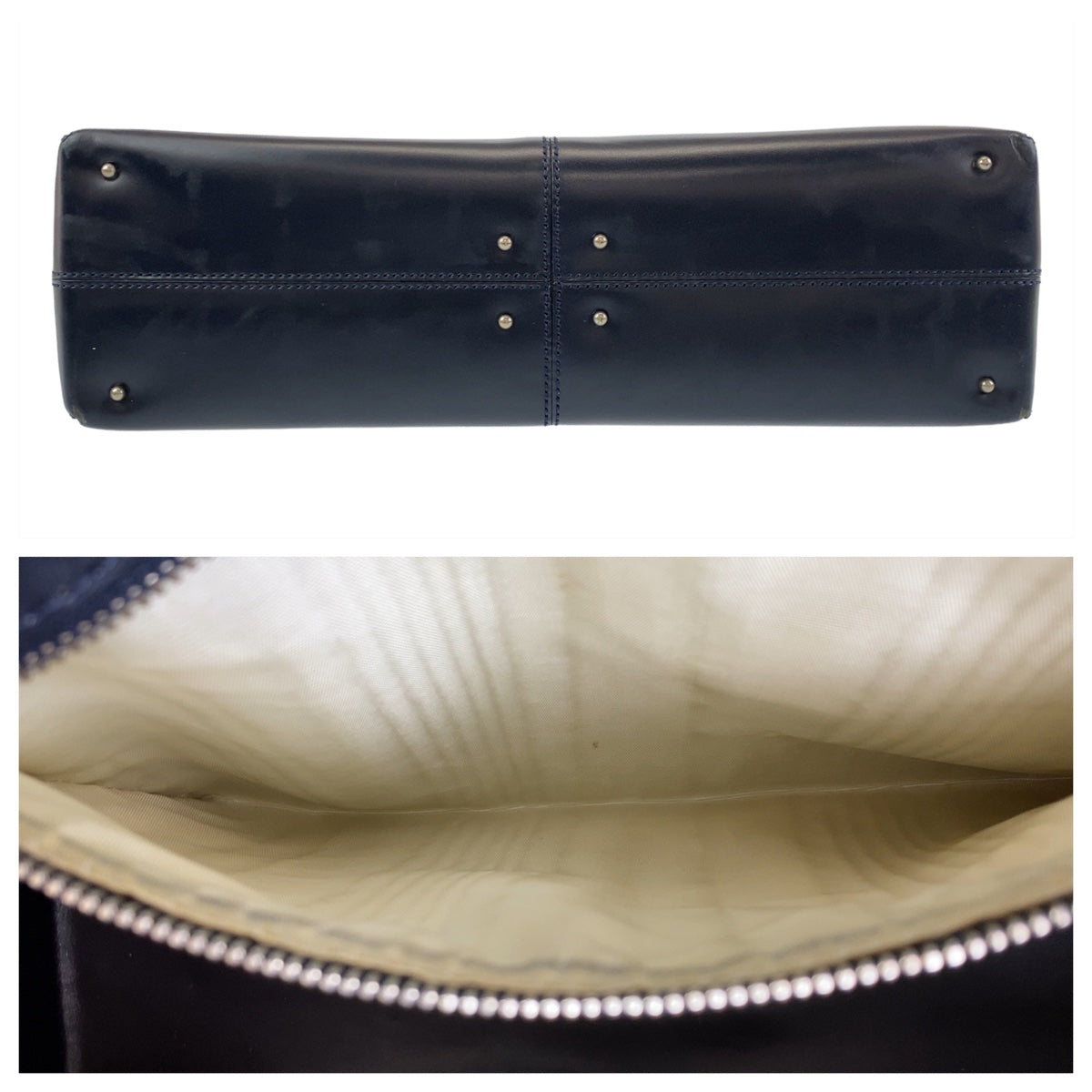 11524
TOD’S トッズ Dバッグ ネイビー シルバー金具 レザー トートバッグ ショルダーバッグ ハンドバッグ  レディース