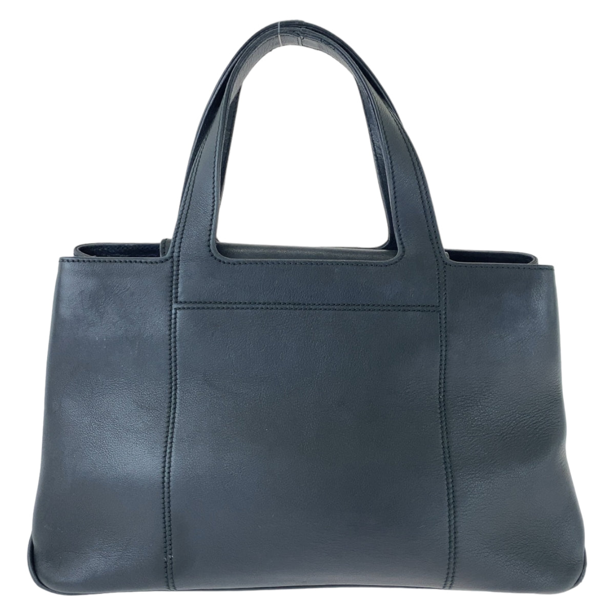 Salvatore Ferragamo サルヴァトーレフェラガモ ガンチーニ ブラック 黒 シルバー金具 レザー トートバッグ ハンドバッグ  レディース