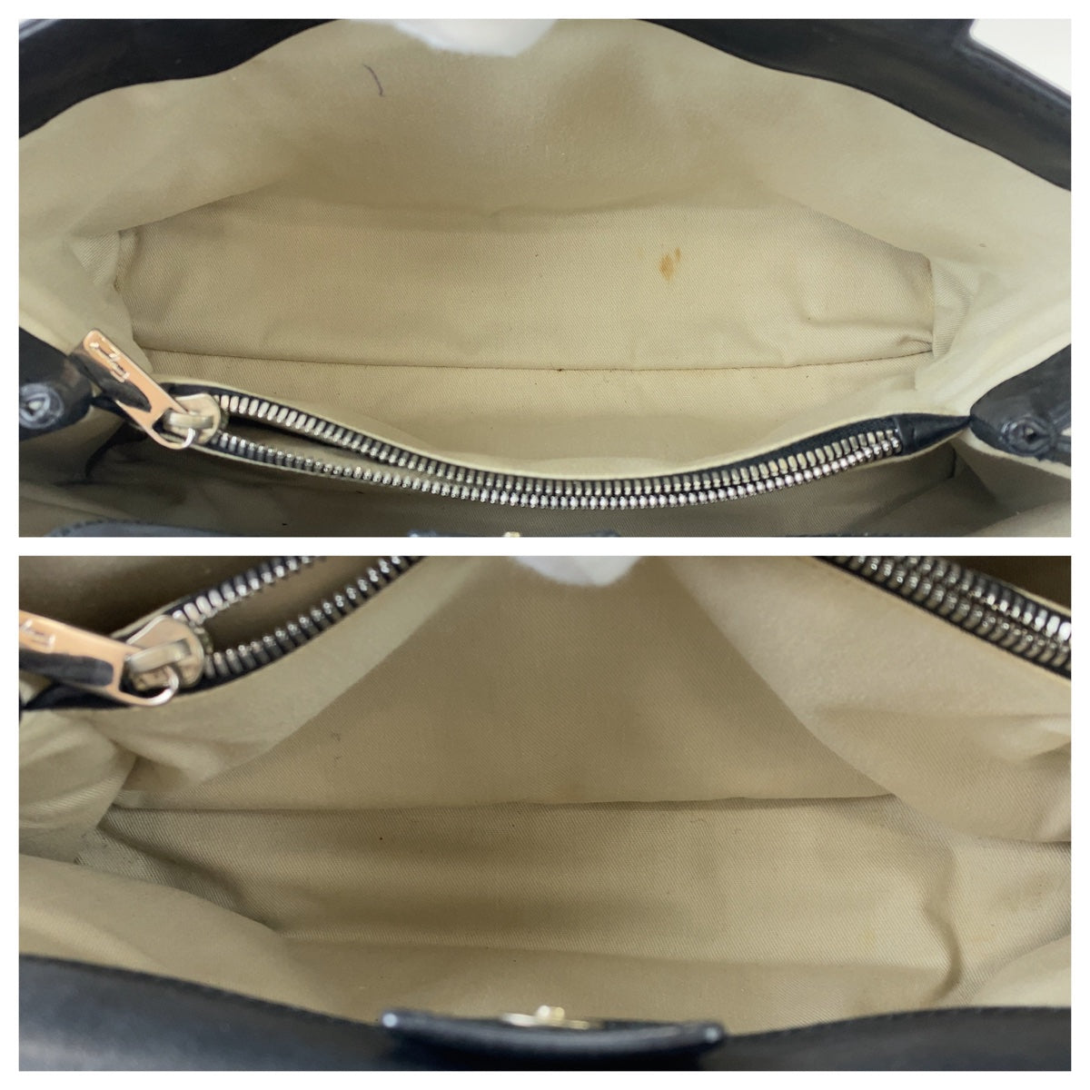 Salvatore Ferragamo サルヴァトーレフェラガモ ガンチーニ ブラック 黒 シルバー金具 レザー トートバッグ ハンドバッグ  レディース