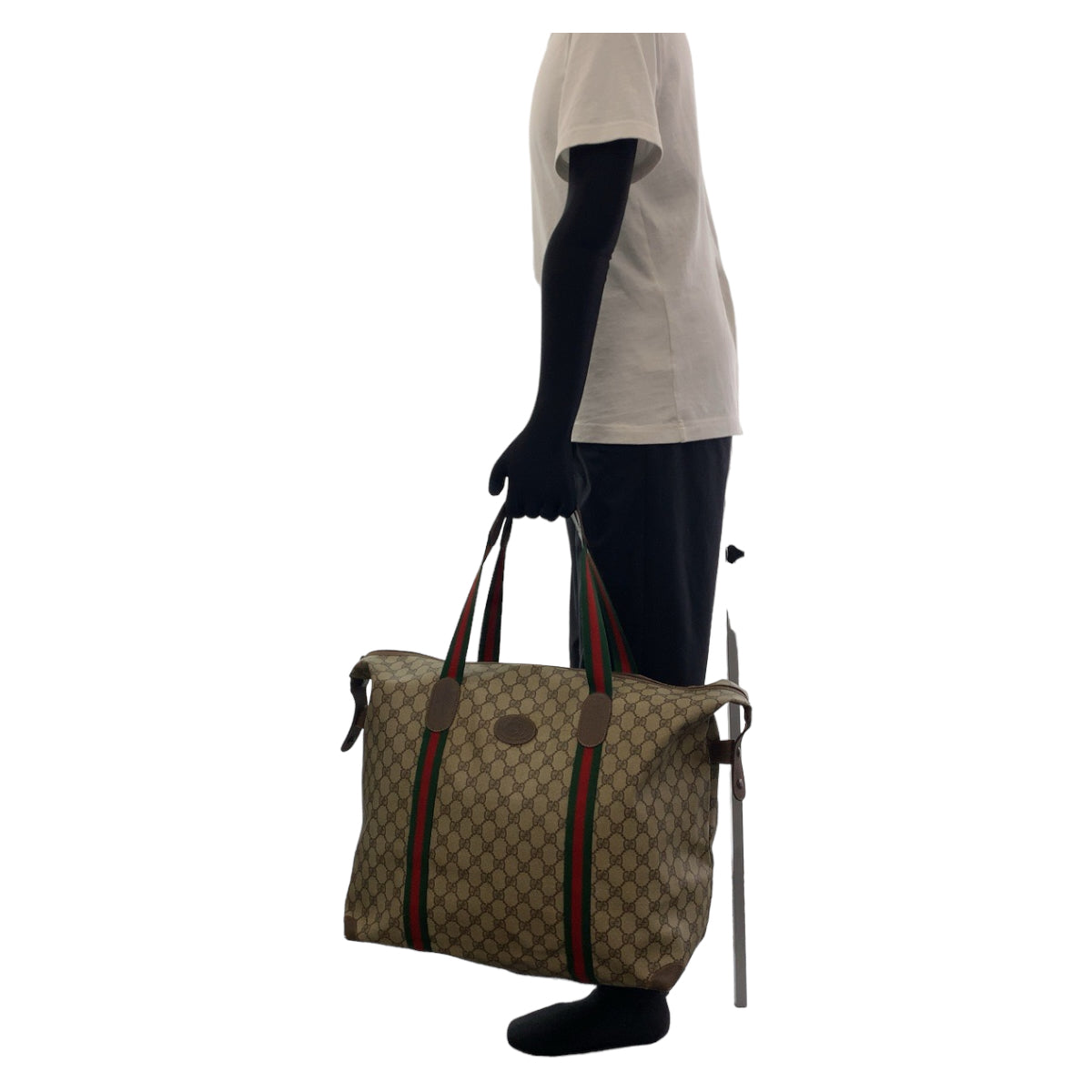 11529
GUCCI グッチ ヴィンテージ オールドグッチ シェリーライン インターロッキング ブラウン ベージュ GGスプリームキャンバス / レザー 156 19 012 ボストンバッグ 男女兼用  メンズ