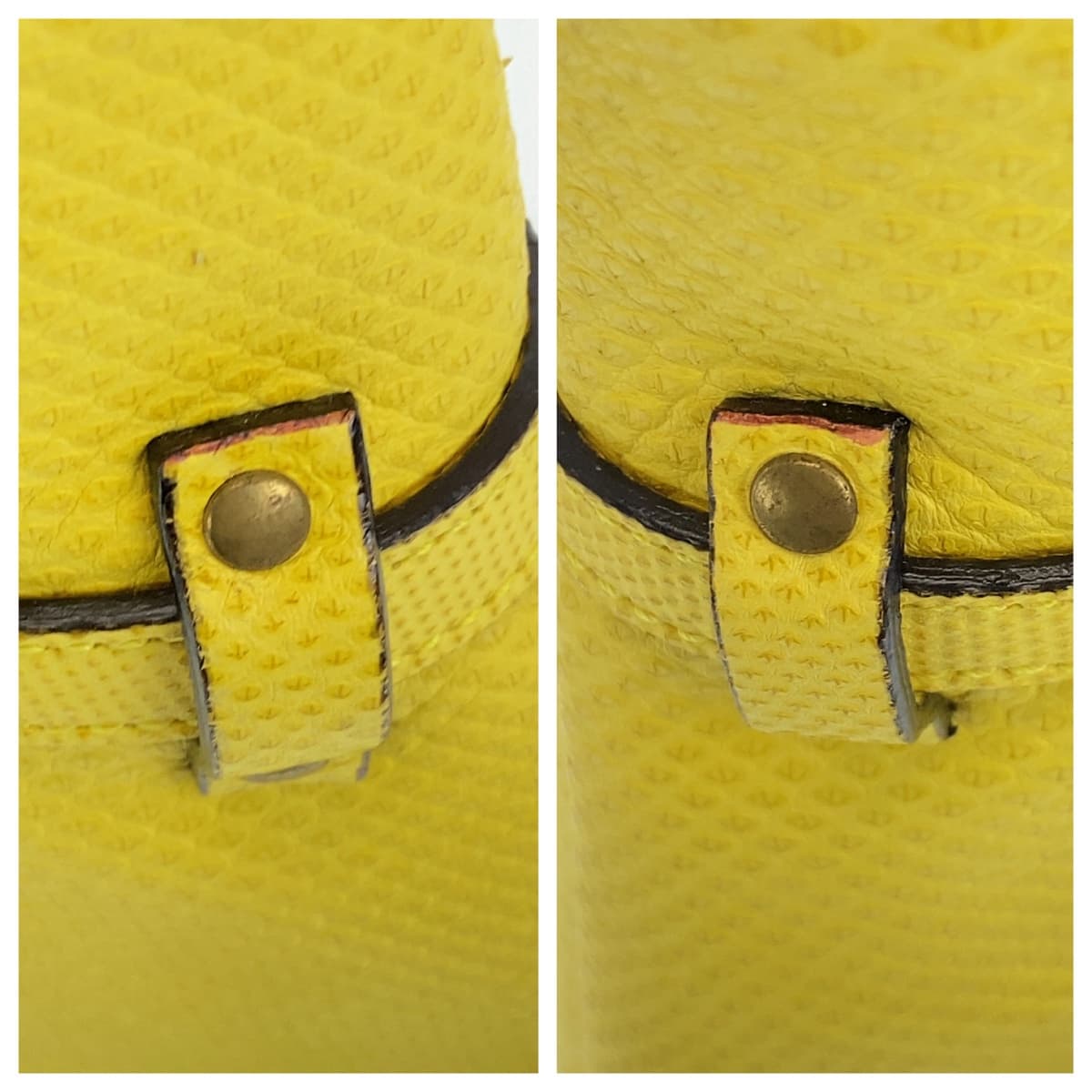 11531
GUCCI グッチ イエロー ゴールド金具 レザー 109076 ミニハンドバッグ バニティバッグ  レディース
