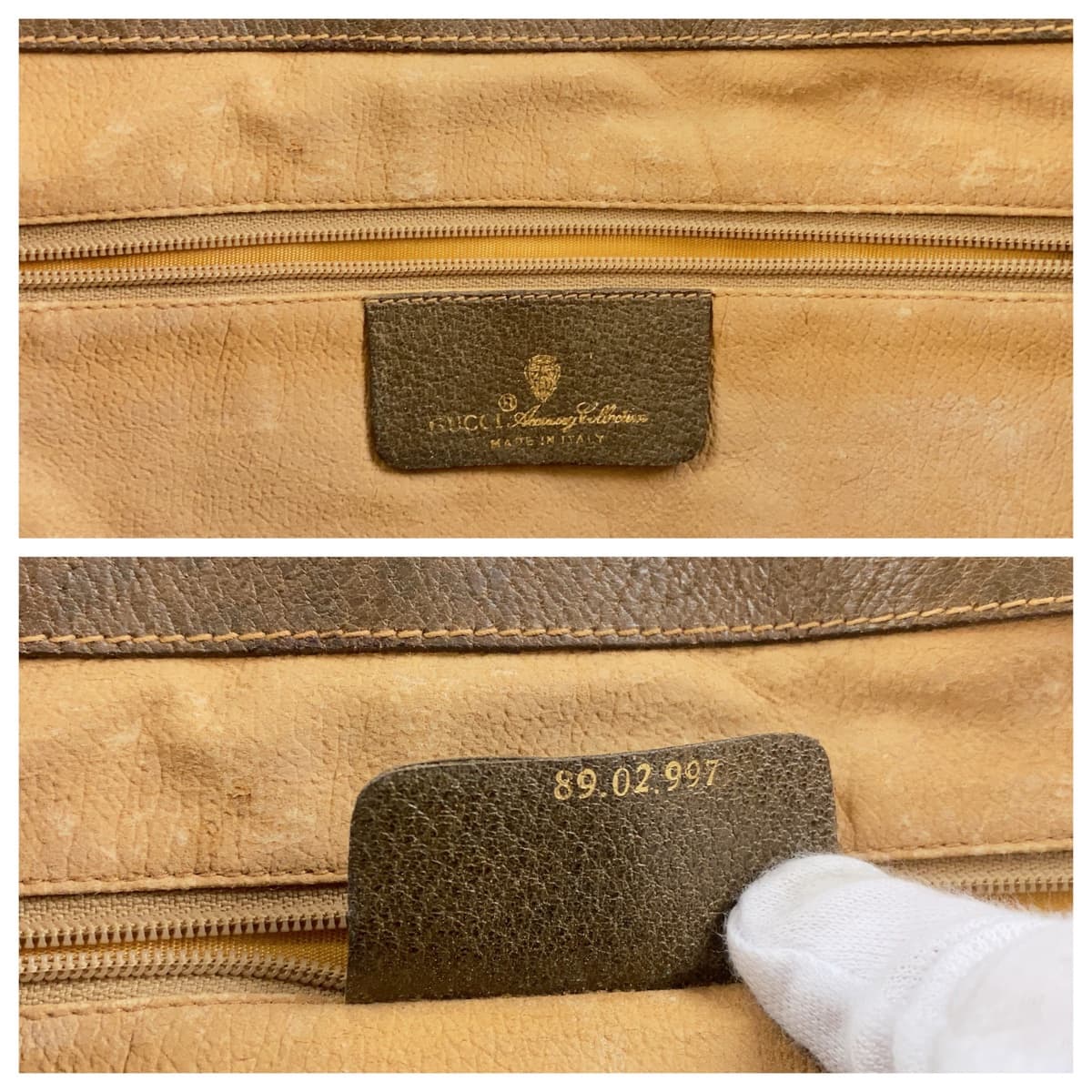 11541
GUCCI グッチ ヴィンテージ オールドグッチ シェリーライン インターロッキング ブラウン ゴールド金具 GGスプリームキャンバス / レザー 89 02 997 トートバッグ ショルダーバッグ 男女兼用  レディース