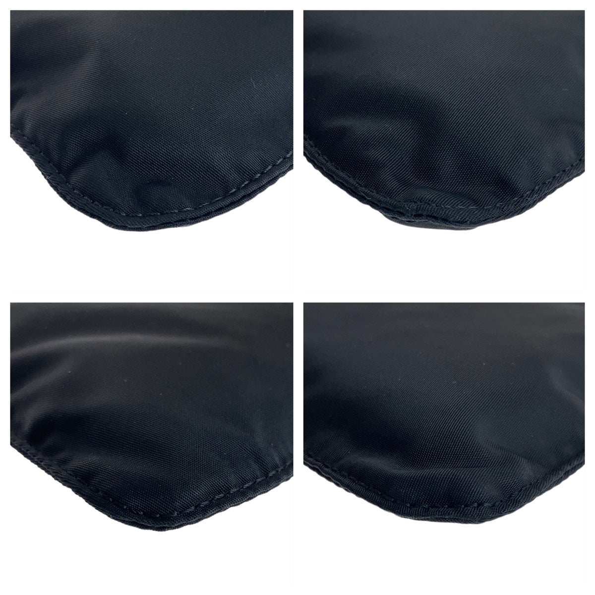 PRADA Prada Tessuto Triangle Logo Plate Black Silver Hardware Nylon Crossbody Shoulder Bag for Women