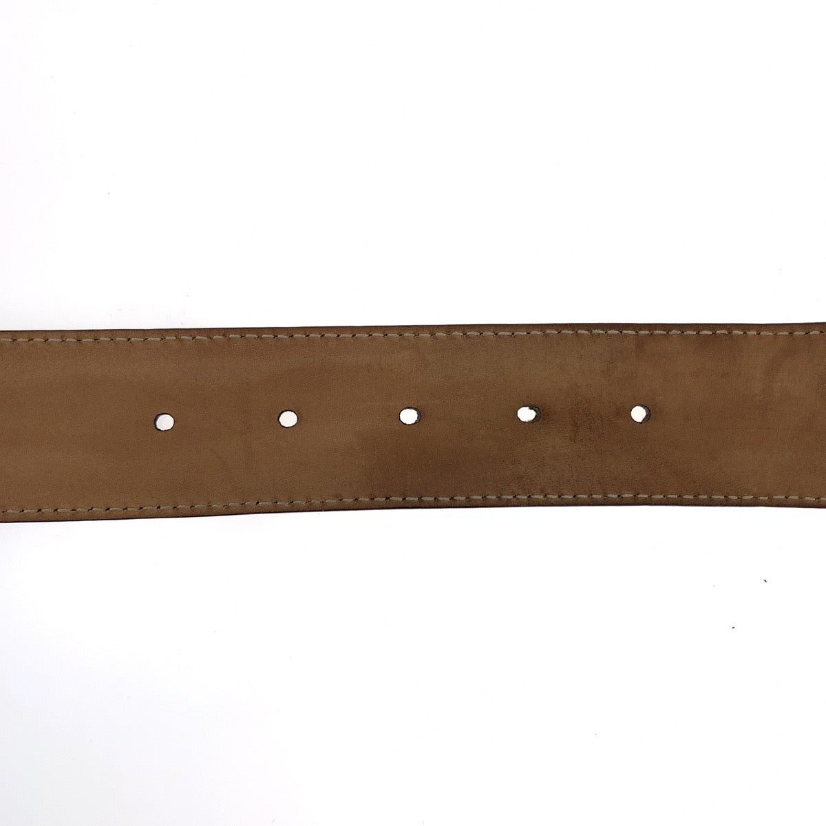 11549
GUCCI グッチ インターロッキング 90cm/36inc ベージュ シルバー金具 GGスプリームキャンバス 411924 ベルト バックル  メンズ