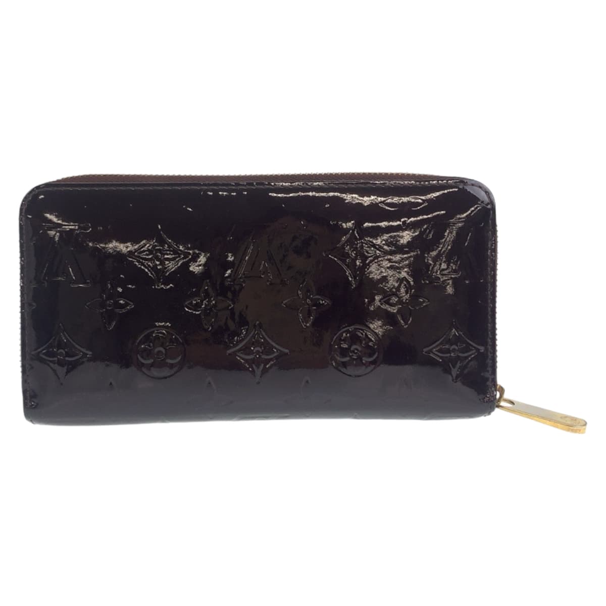 111552
LOUIS VUITTON ルイヴィトン モノグラム ヴェルニ ジッピーウォレット アマラント ゴールド金具 エナメル 長財布 ロングウォレット  レディース