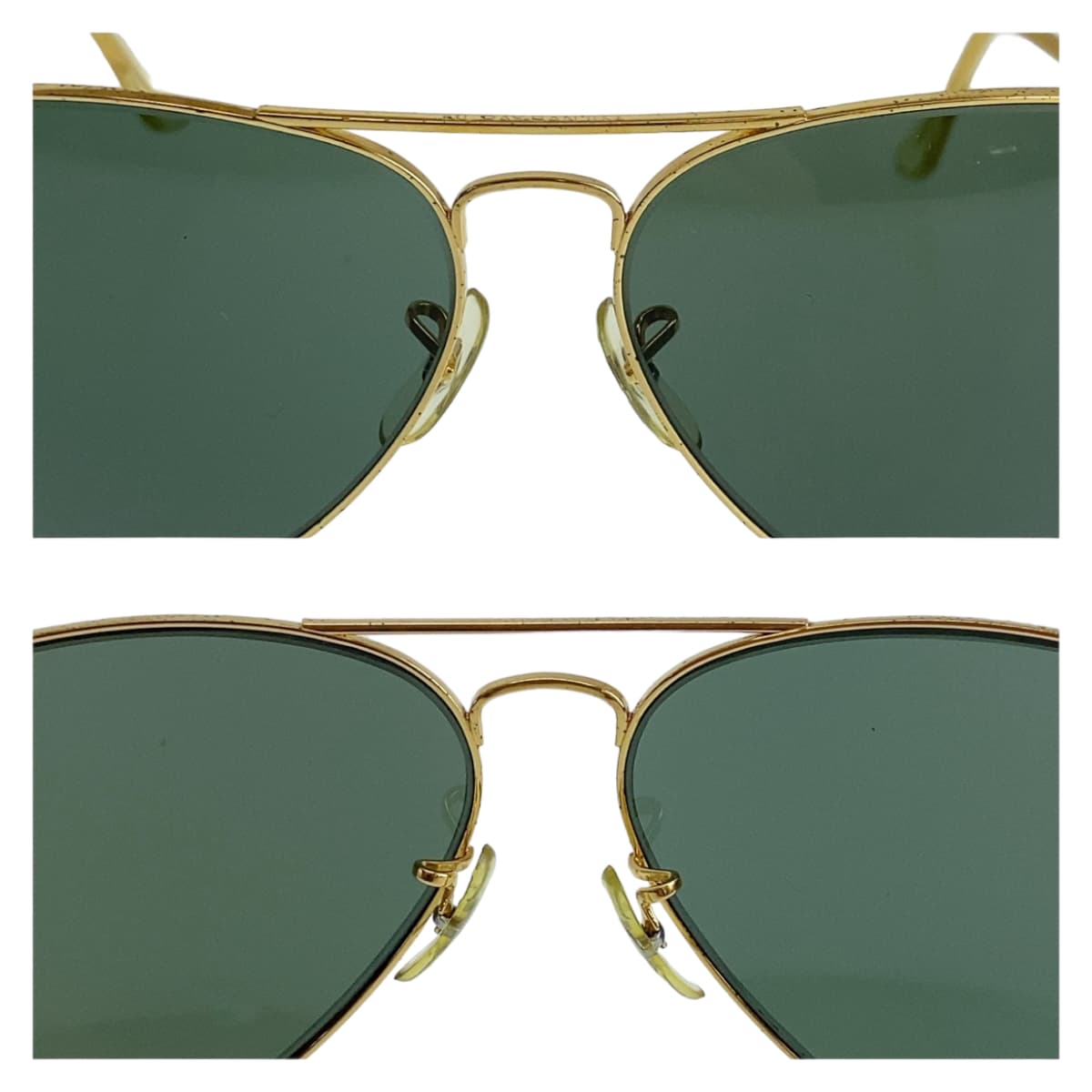 11563
Ray-Ban レイバン ヴィンテージ B＆L ボシュロム アビエーター グリーン ゴールド金具 ガラス / メタル L2846 XPBJ サングラス ティアドロップ  メンズ