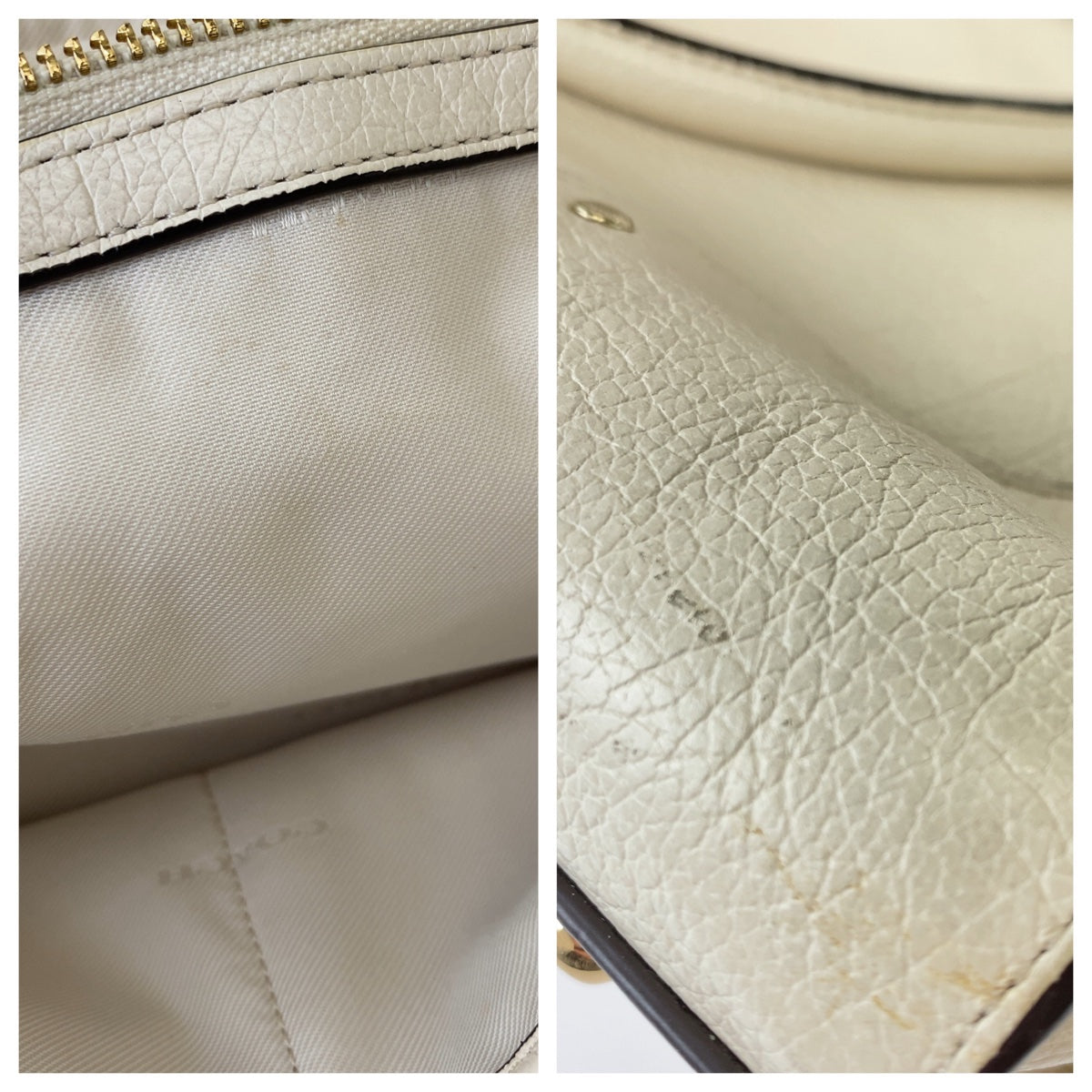 112389
COACH コーチ マーサーサッチェル ホワイト ゴールド金具 レザー トートバッグ ハンドバッグ ショルダーバッグ  レディース