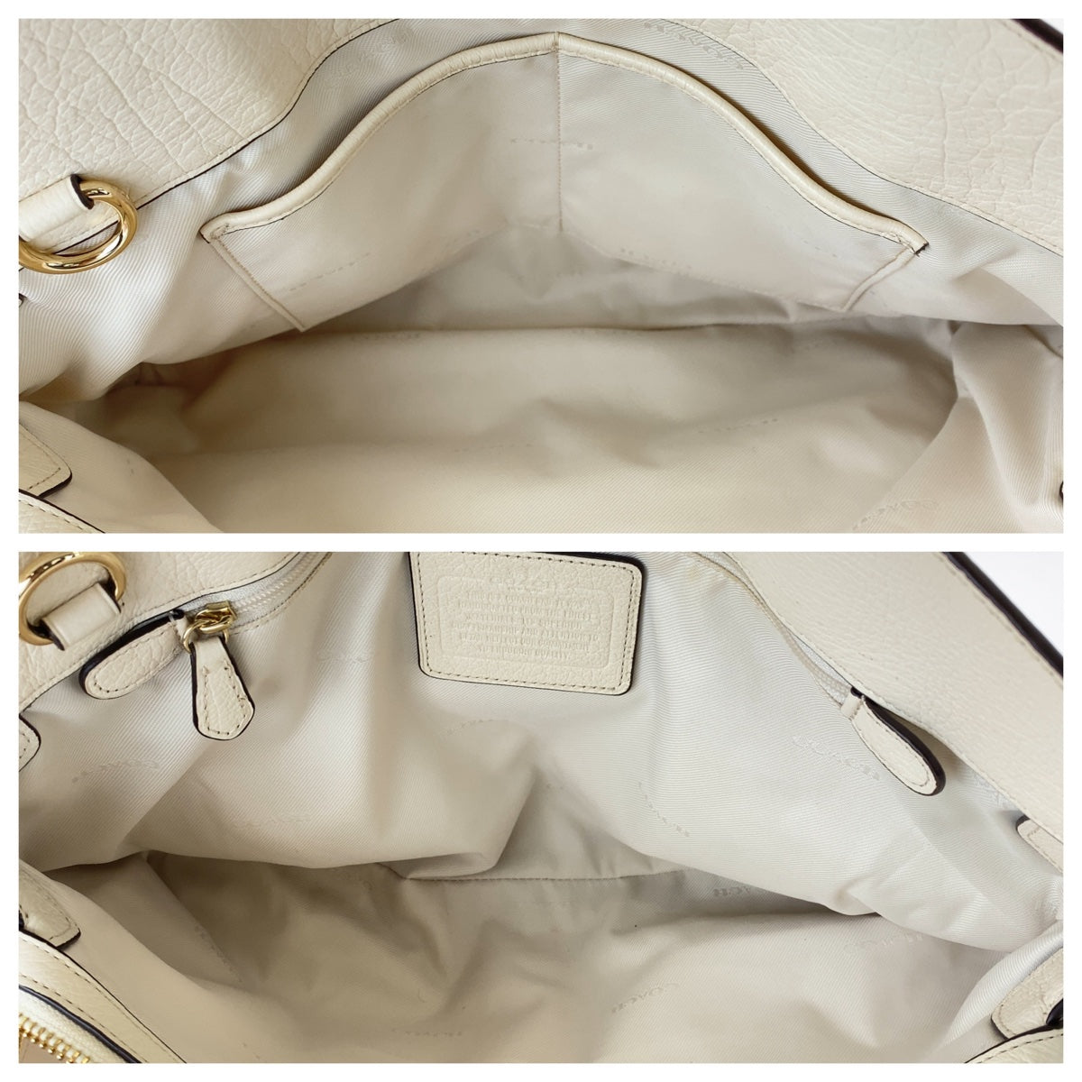 112389
COACH コーチ マーサーサッチェル ホワイト ゴールド金具 レザー トートバッグ ハンドバッグ ショルダーバッグ  レディース
