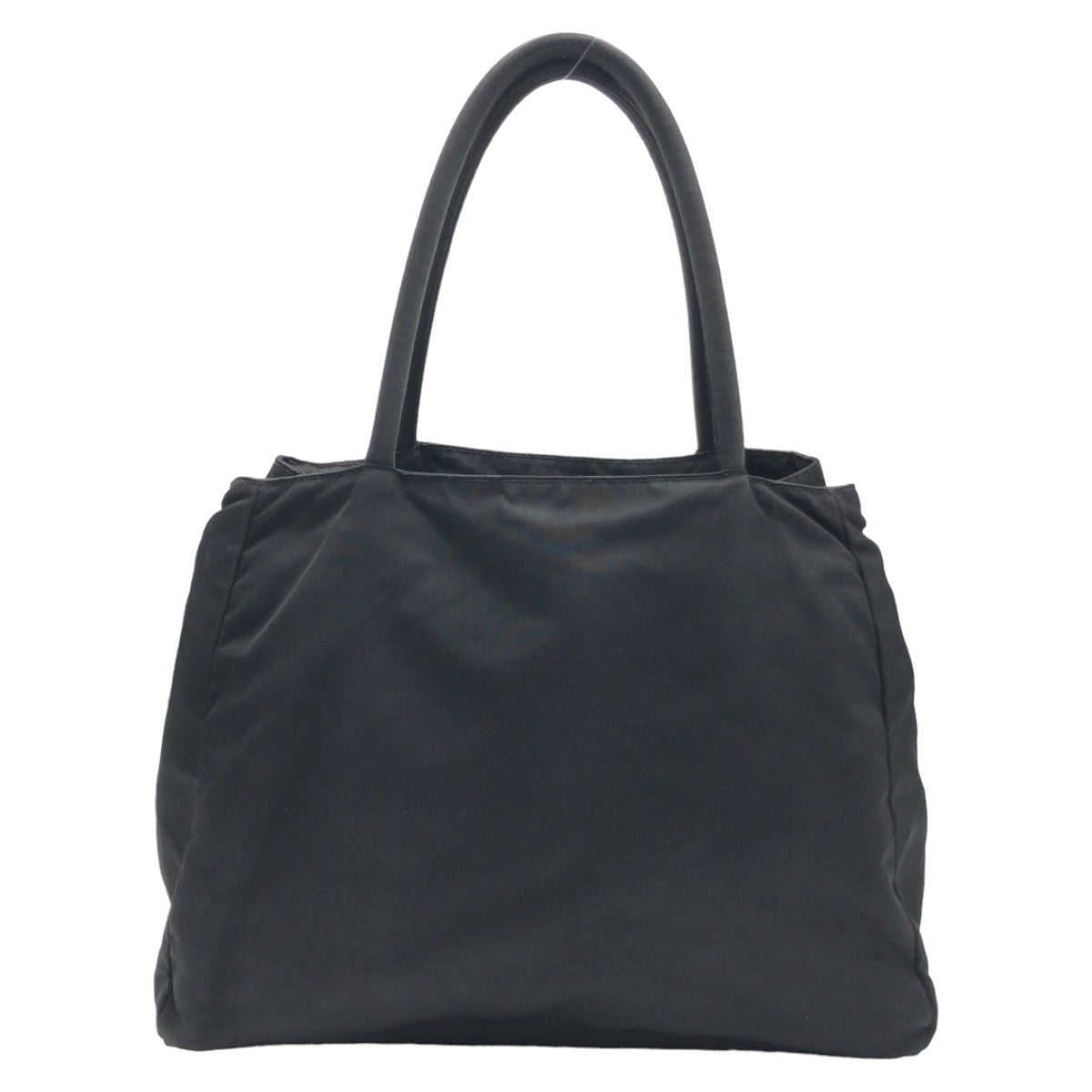 111576
PRADA プラダ テスート 三角ロゴプレート ブラック ナイロン トートバッグ ハンドバッグ  レディース