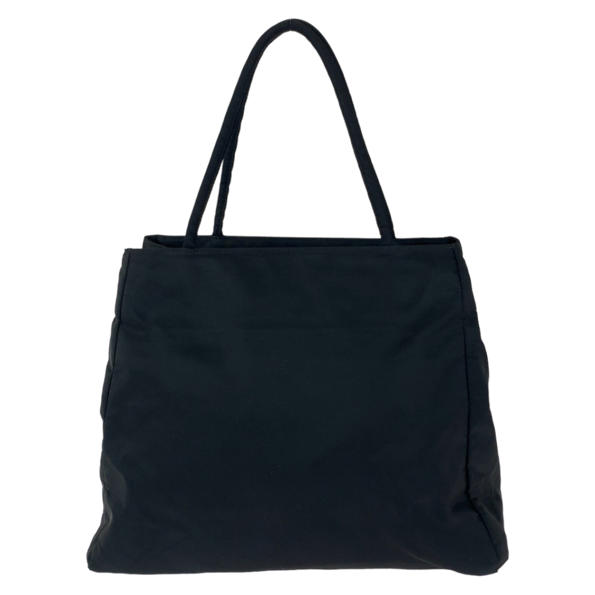 111581
PRADA プラダ テスート 三角ロゴプレート ブラック 黒 シルバー金具 ナイロン トートバッグ ハンドバッグ  レディース