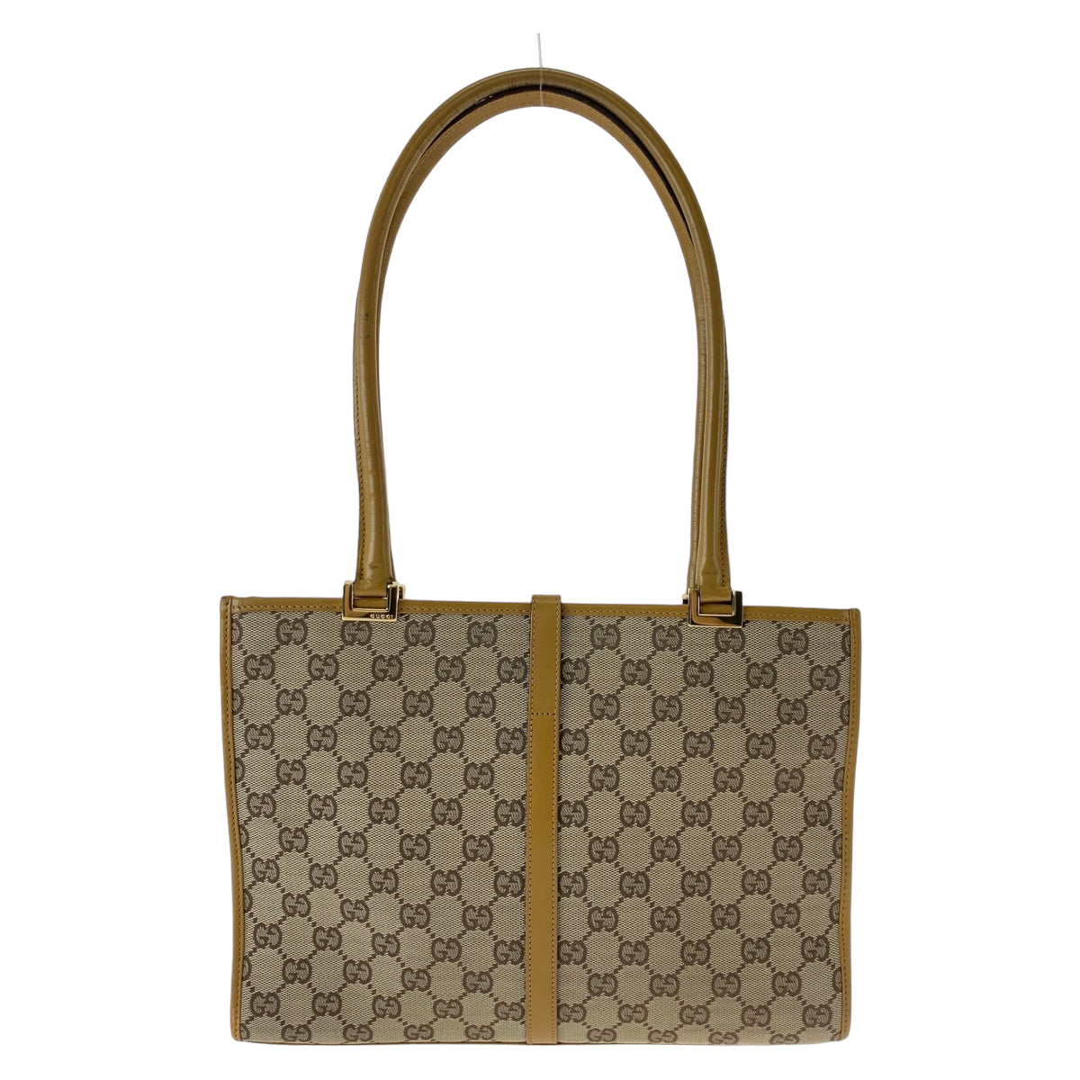 GUCCI グッチ ジャッキー ベージュ ブラウン ゴールド金具 GGキャンバス 002 1073 トートバッグ ショルダーバッグ  レディース