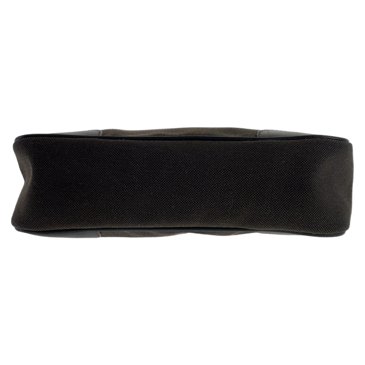 PRADA Prada Logo Jacquard Hobo Brown Silver Hardware Canvas/Leather Shoulder Bag One Shoulder Bag Women's