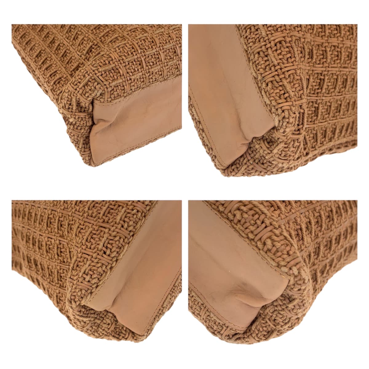 11596
HERMES エルメス アメダバ ディアゴGM 男女兼用 ブラウン シルバー金具 キャンバス / レザー トートバッグ ハンドバッグ  レディース