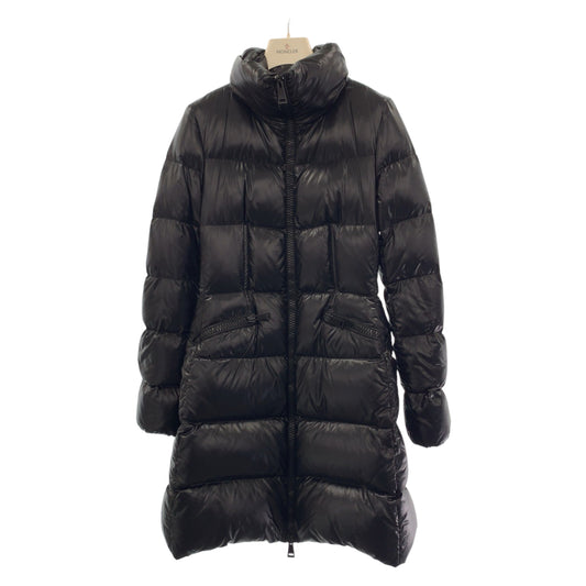 12372
MONCLER モンクレール ジャスミナム サイズ0 ブラック 黒 ナイロン jasminum giubbotto ダウンジャケット ダウンコート  レディース