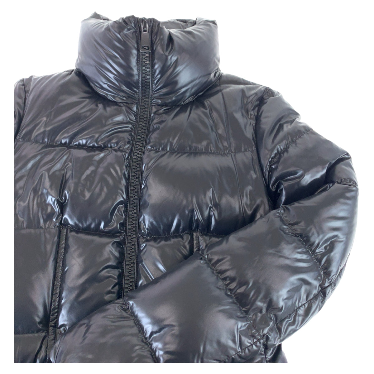 12372
MONCLER モンクレール ジャスミナム サイズ0 ブラック 黒 ナイロン jasminum giubbotto ダウンジャケット ダウンコート  レディース A56