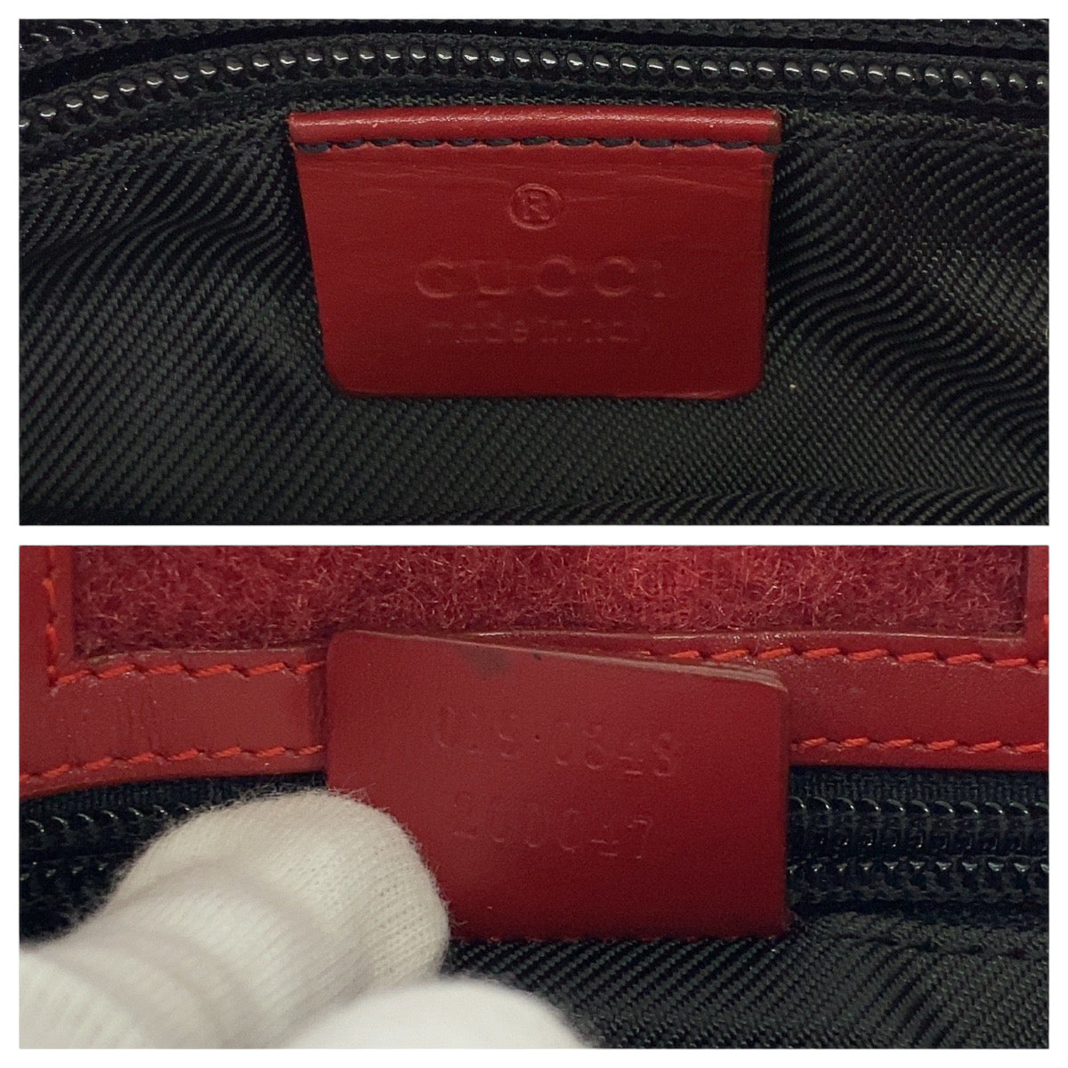 12281
GUCCI グッチ レッド ベージュ ゴールド金具 GGキャンバス ０019 0348 斜め掛け ショルダーバッグ ポシェット  レディース