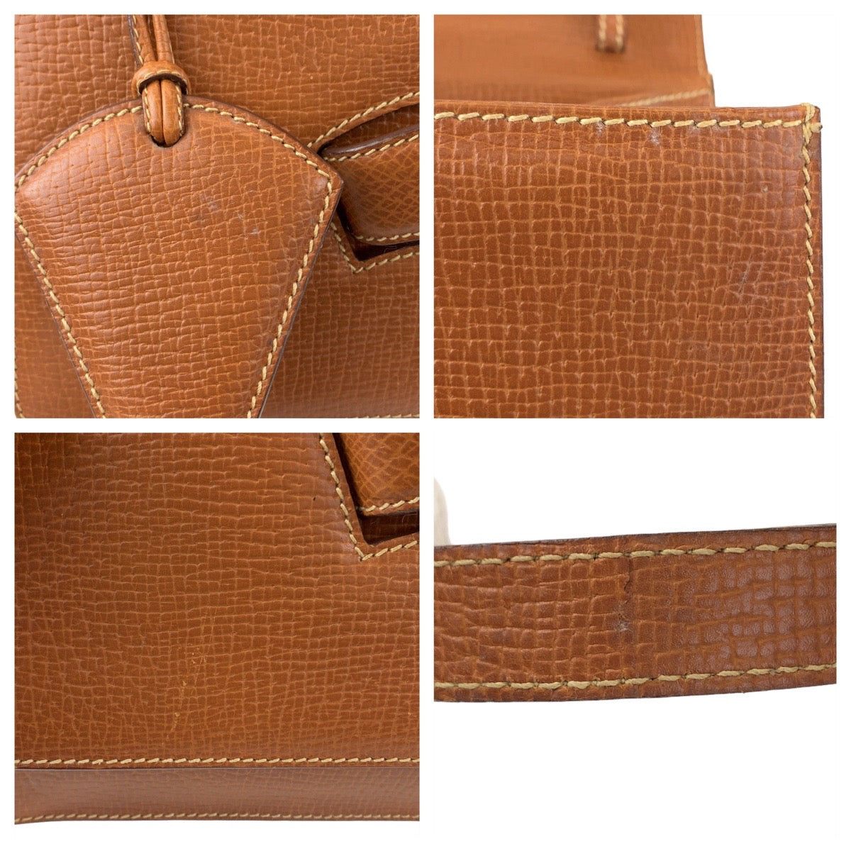 112368
LOEWE ロエベ ヴィンテージ バルセロナ ブラウン キャメル レザー 斜め掛け ショルダーバッグ ハンドバッグ 2way  レディース