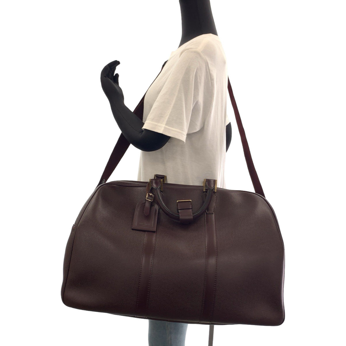 11650
LOUIS VUITTON ルイヴィトン タイガ ケンダルPM 男女兼用 アカジュー レッド ゴールド金具 レザー M30126 ショルダーバッグ ボストンバッグ  レディース