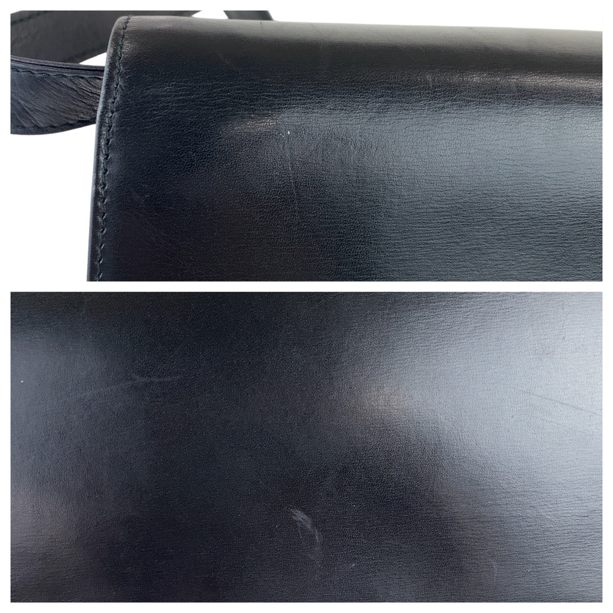 11652
GUCCI グッチ ヴィンテージ オールドグッチ レディロック ブラック 黒 ゴールド金具 レザー 004.33.0450 斜め掛け ショルダーバッグ ポシェット  レディース ABP32