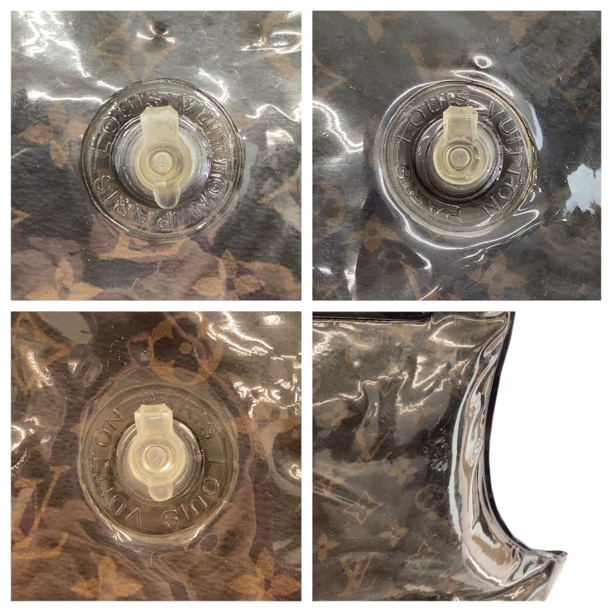 20410
LOUIS VUITTON ルイヴィトン インフレータブル モノグラム ヴァージル アブロー サイズ48 ブラウン ビニール / ポリエステル RM211 AK3 HKG75W ベスト ジレ メンズ AB100