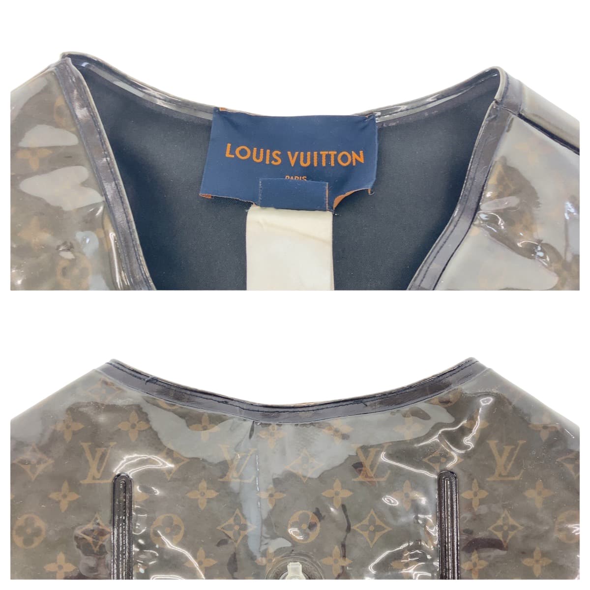 20410
LOUIS VUITTON ルイヴィトン インフレータブル モノグラム ヴァージル アブロー サイズ48 ブラウン ビニール / ポリエステル RM211 AK3 HKG75W ベスト ジレ メンズ AB100