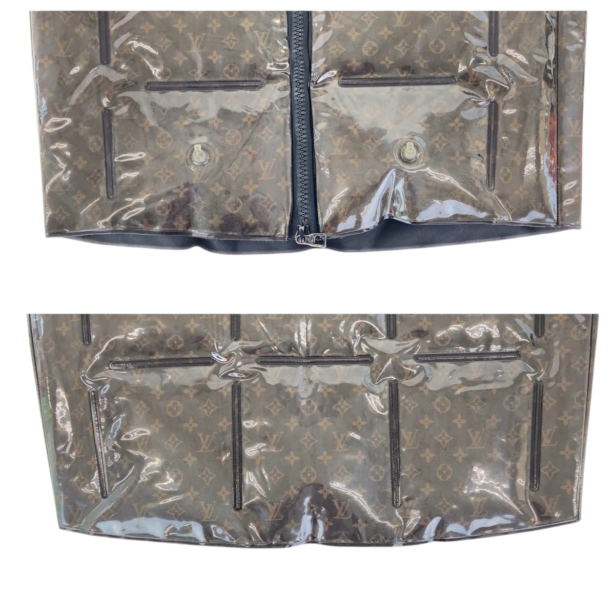 20410
LOUIS VUITTON ルイヴィトン インフレータブル モノグラム ヴァージル アブロー サイズ48 ブラウン ビニール / ポリエステル RM211 AK3 HKG75W ベスト ジレ メンズ AB100