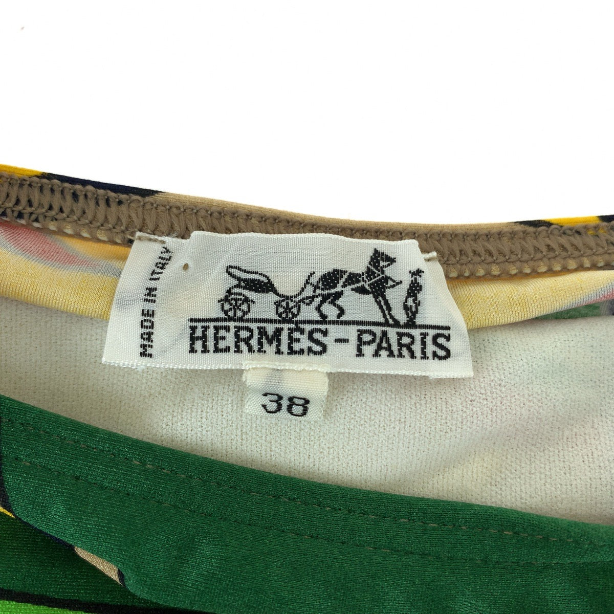 11663
HERMES エルメス サイズ表記38 マルチカラー ナイロン 水着 スイムウェア  レディース