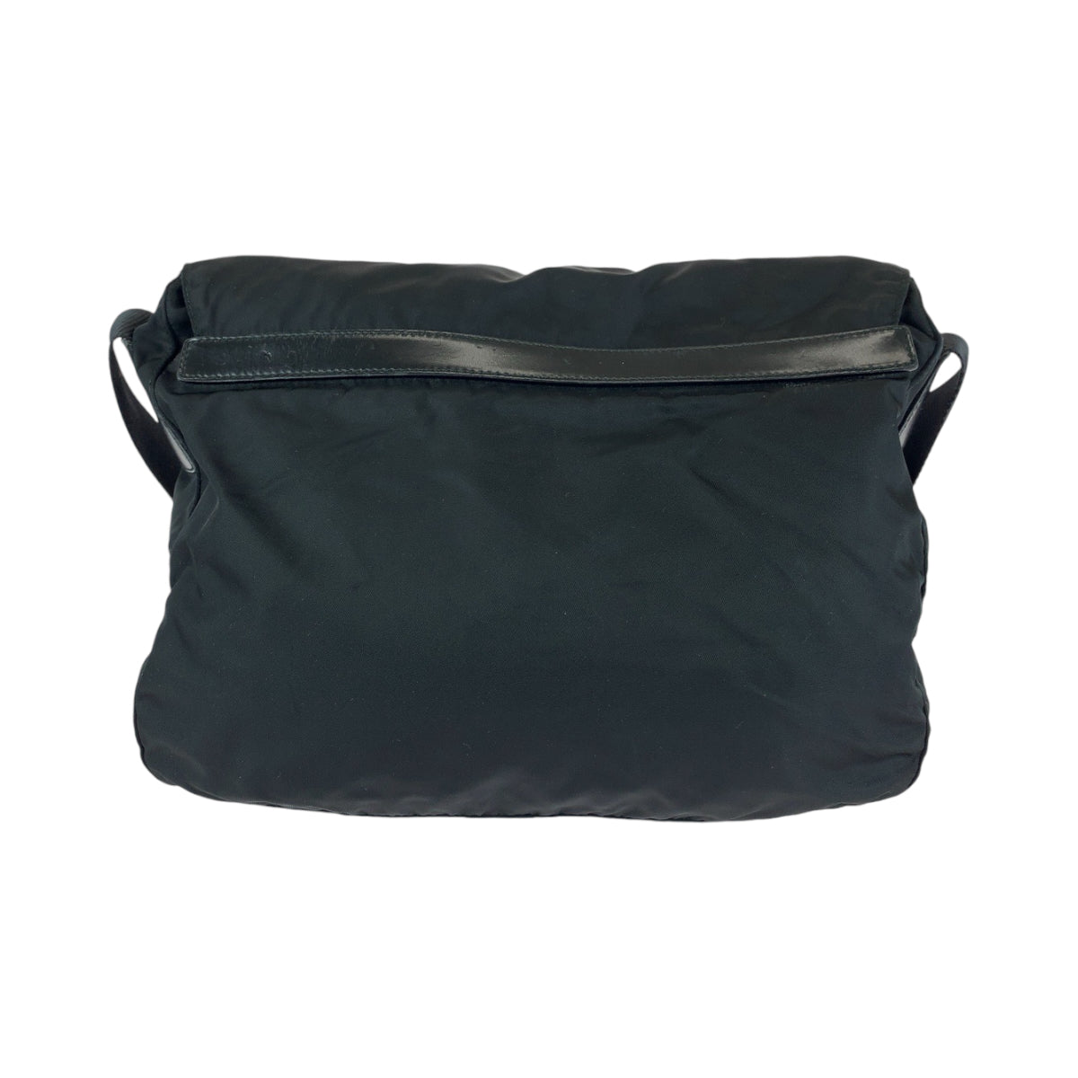 12885
PRADA プラダ テスート 三角ロゴプレート ブラック 黒 シルバー金具 ナイロン 1BD953 ショルダーバッグ メッセンジャーバッグ  レディース