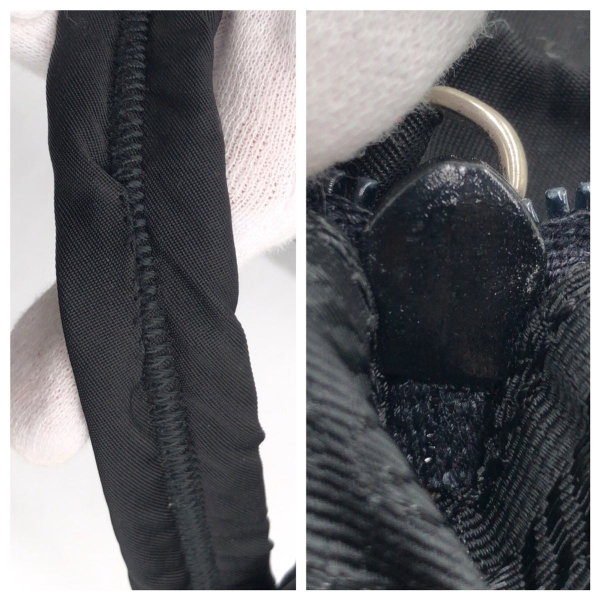 12886
PRADA プラダ テスート 三角ロゴ ブラック 黒 ナイロン B9223 トートバッグ ショルダーバッグ  レディース