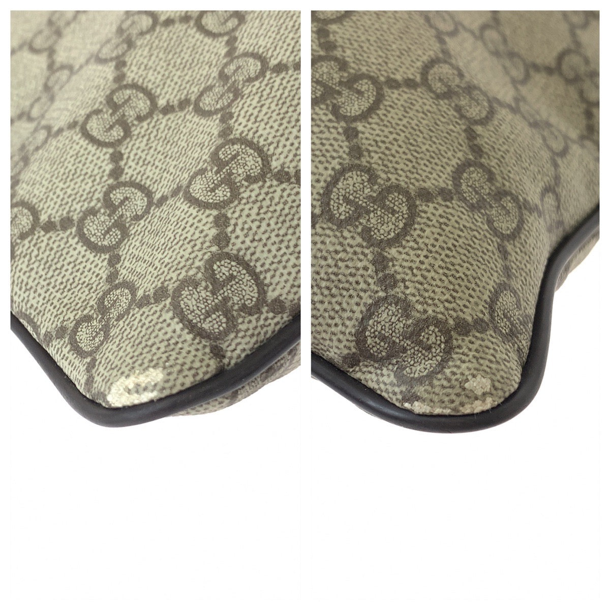 11679
GUCCI グッチ 男女兼用 ベージュ ブラウン シルバー金具 GGスプリームキャンバス 141626 斜め掛け ショルダーバッグ メッセンジャーバッグ  メンズ
