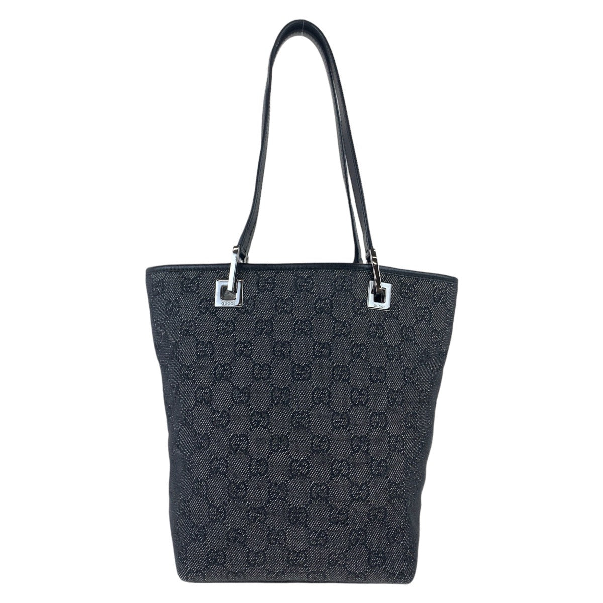 11683
GUCCI グッチ GG柄 ブラック シルバー金具 GGキャンバス 31244 トートバッグ ショルダーバッグ  レディース
