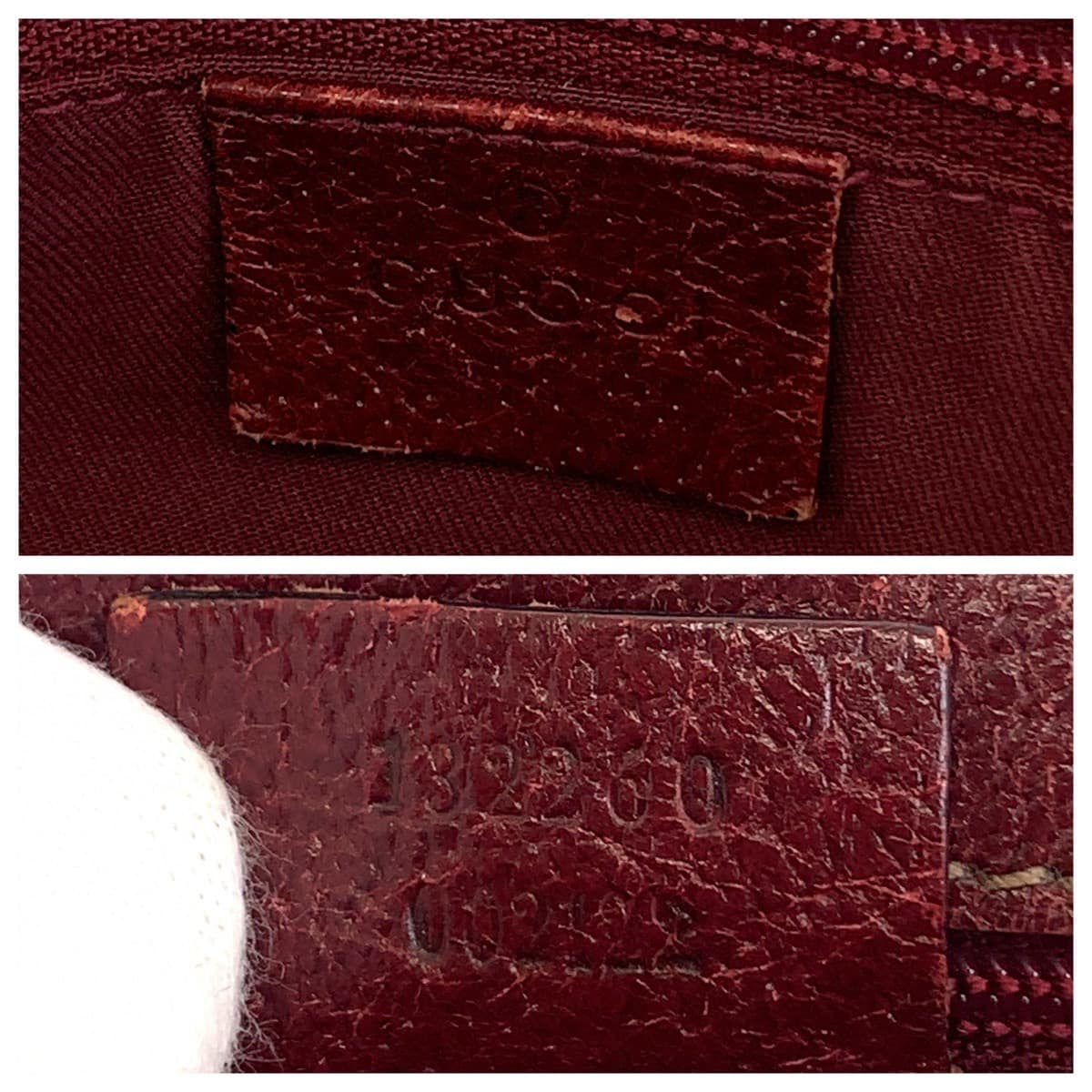 111684
GUCCI グッチ ベージュ ボルドー ゴールド金具 GGキャンバス 132260 ショルダーバッグ  レディース