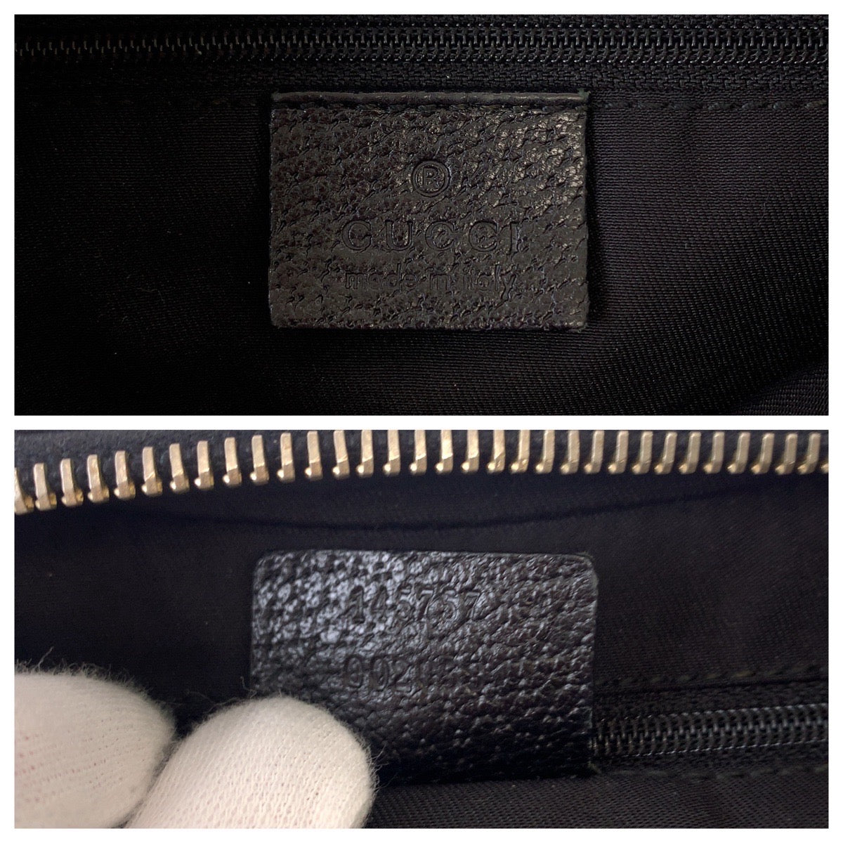 11685
GUCCI グッチ ホーボー ブラック シルバー金具 GGキャンバス 145757 ホーボー ワンショルダーバッグ 肩掛け  レディース ABP32