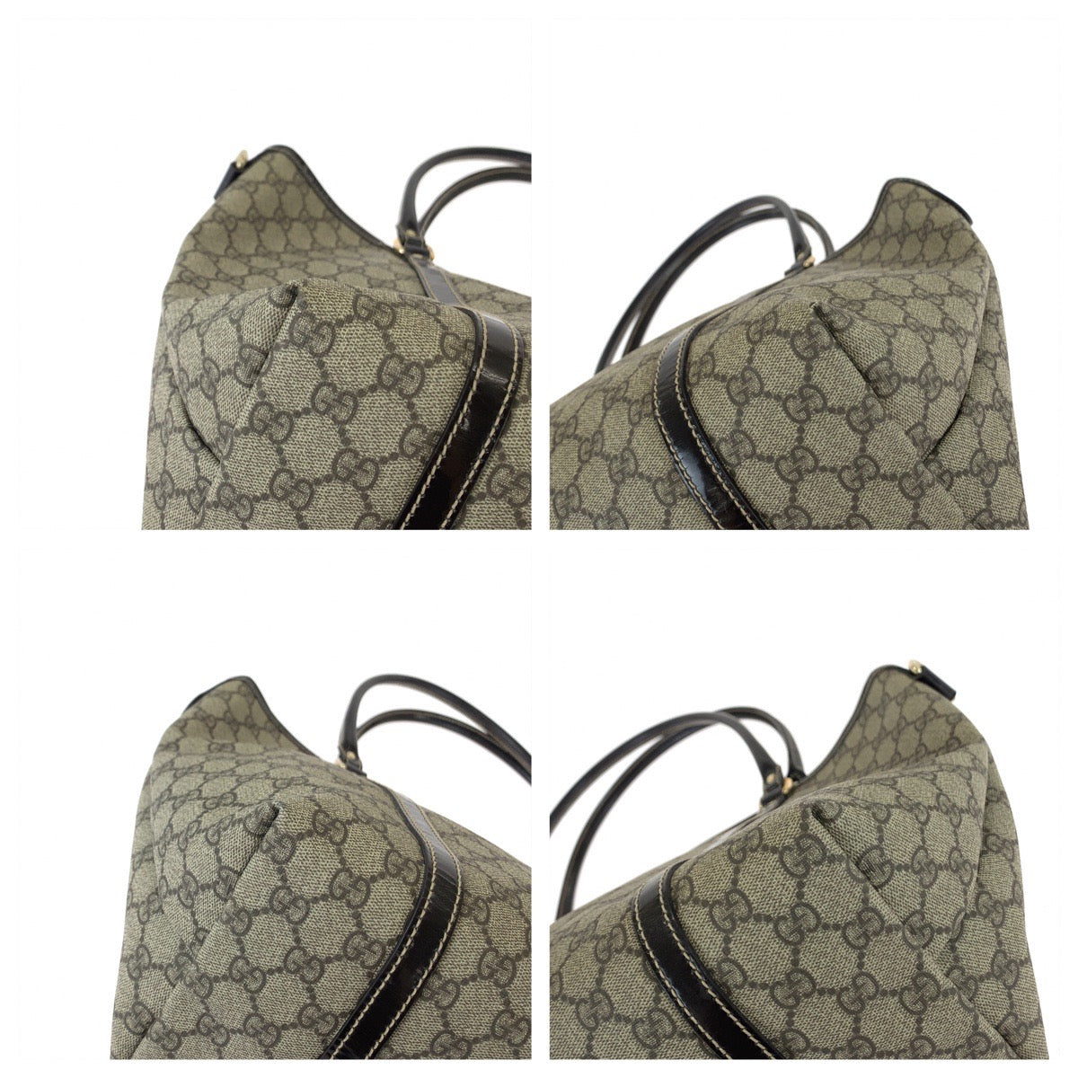 111688
GUCCI グッチ ブラウン ゴールド金具 GGスプリームキャンバス / レザー 197953 トートバッグ ショルダーバッグ  レディース