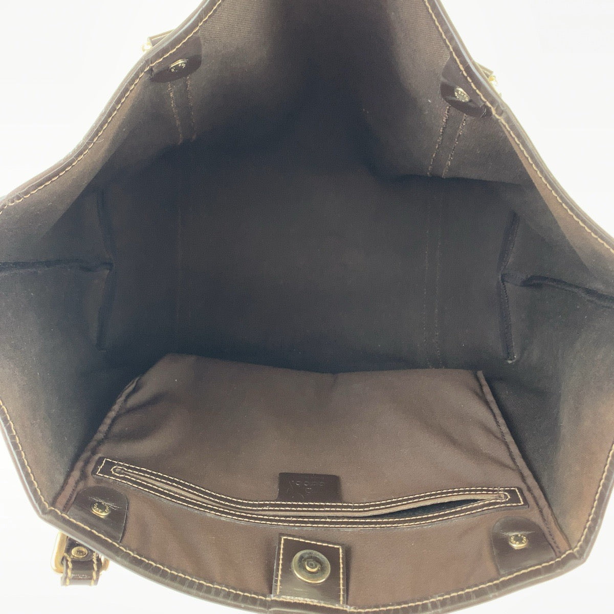 111688
GUCCI グッチ ブラウン ゴールド金具 GGスプリームキャンバス / レザー 197953 トートバッグ ショルダーバッグ  レディース