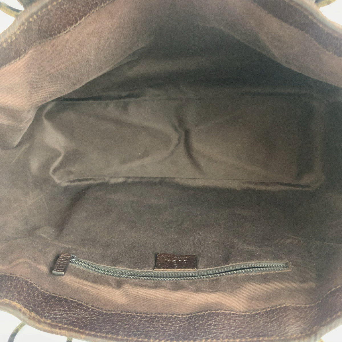 112353
GUCCI グッチ ブラウン シルバー金具 GGキャンバス 113017 トートバッグ ショルダーバッグ  レディース