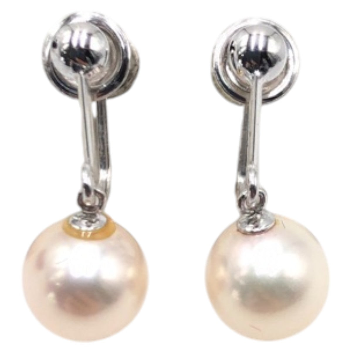 12888
no brand ノーブランド グレースフジミ シルバー ホワイト 白 パール イヤリング 耳飾り  レディース A5