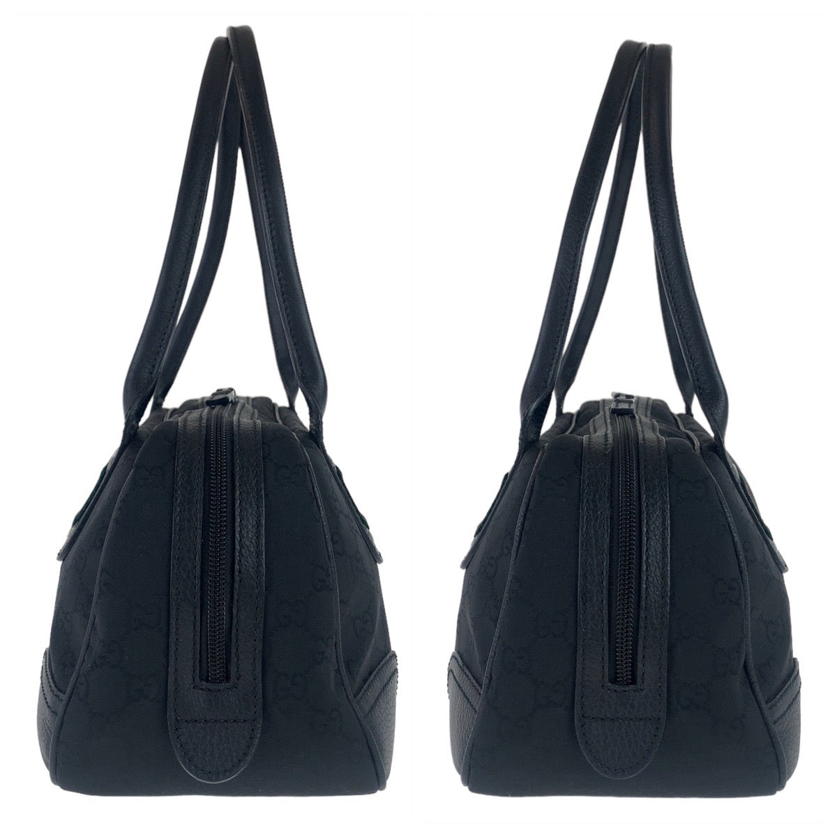 11700
GUCCI グッチ シェリーライン GG柄 ブラック 黒 シルバー金具 GGキャンバス / レザー 293594 ショルダーバッグ ハンドバッグ   レディース