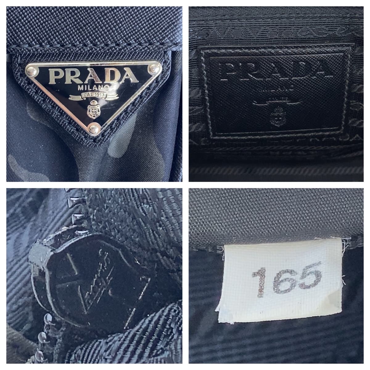 11714
PRADA プラダ テスート 三角ロゴプレート カモフラージュ マルチカラー シルバー金具 ナイロン 斜め掛け ショルダーバッグ メッセンジャーバッグ  メンズ