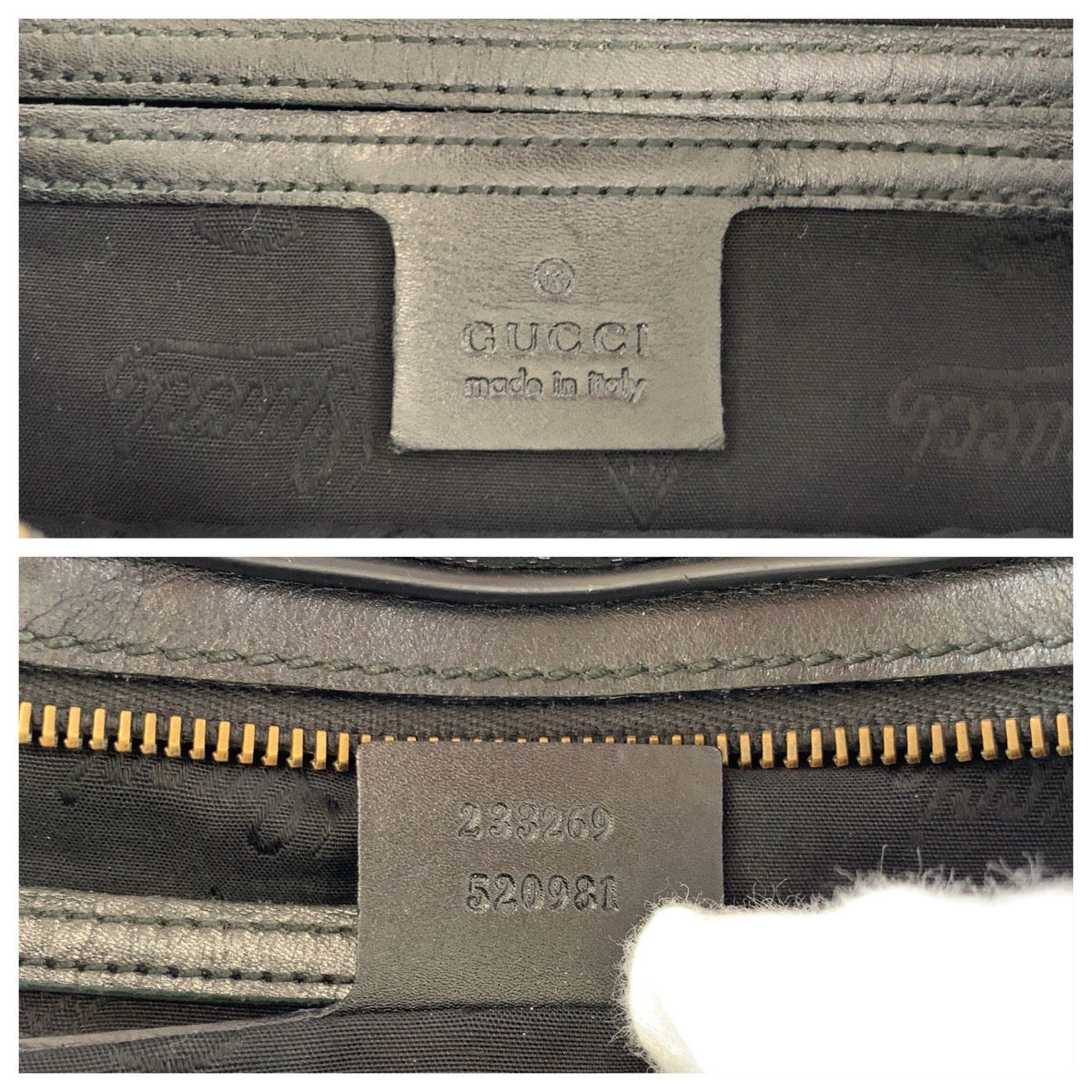GUCCI グッチ GGインプリメ ブラック 黒 シルバー金具 GGキャンバス 233269 ウエストバッグ ボディバッグ  メンズ